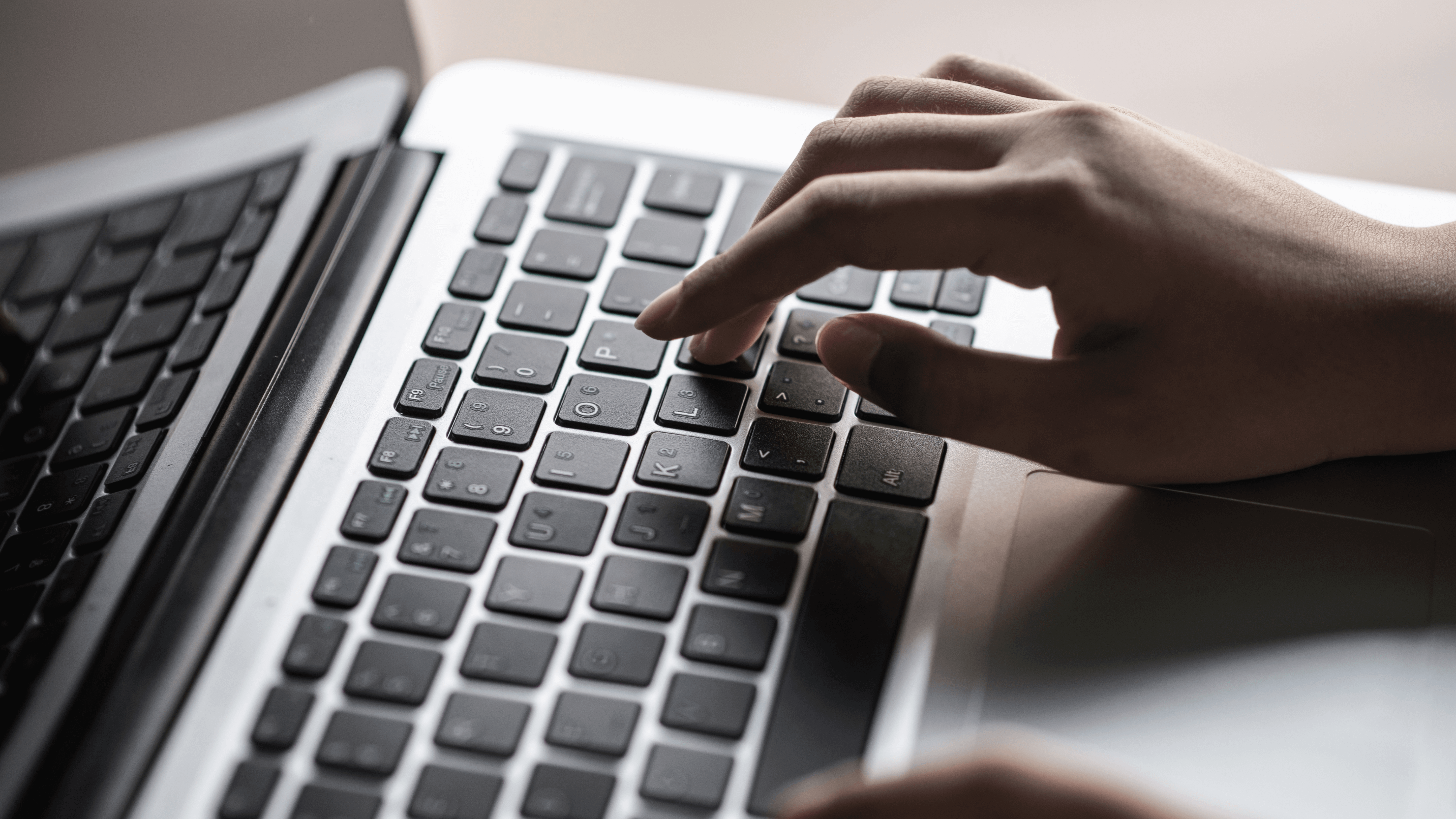 Keyboard on laptop